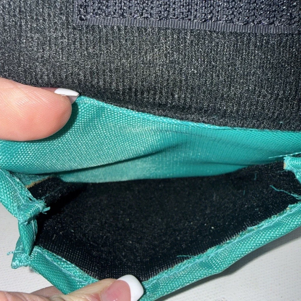 Vintage Sport Zone Fanny Pack Teal Purple 90s Waist Bag Retro Hip Pack